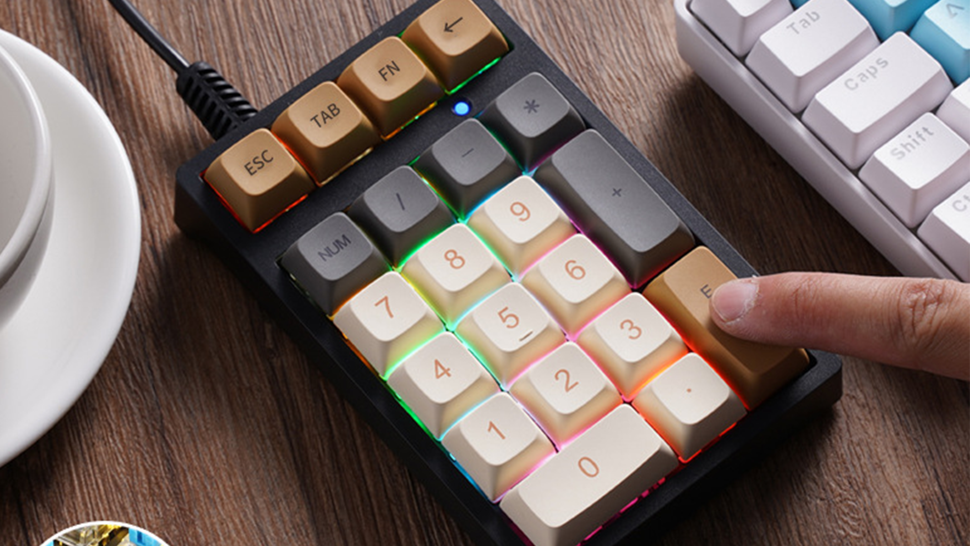 Amazon | BRIMFORD テンキー メカニカルキーボード テン